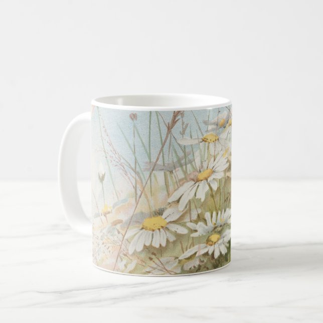 Caneca De Café "A Páscoa Traz a Primavera em Flor"  (Frente Esquerda)