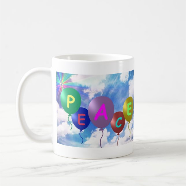 Caneca De Café A paz Balloons o copo (Esquerda)