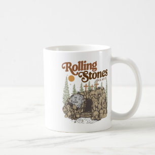 Caneca De Café A Pedra Foi Afastada, Ele Está Vivo Cristo Retro.