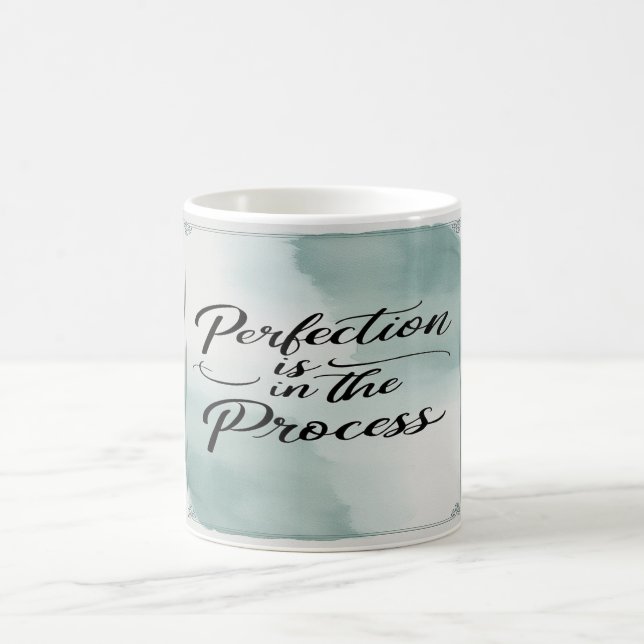 Caneca De Café A perfeição está no processo (Centro)