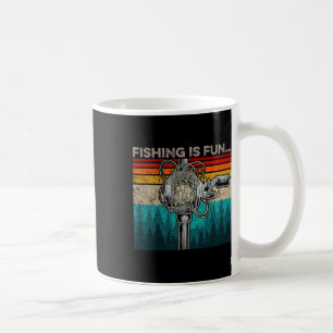 Caneca De Café A Pesca é Divertida Humor Pesca ao Ar Livre B Troc