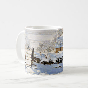 Caneca De Café A pintura de Claude Monet, A Magpie