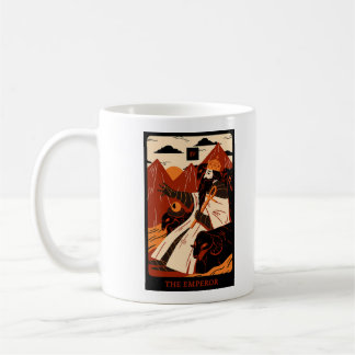 Caneca De Café A Placa Imperadora A 4ª Vintagem Da Placa Tarot
