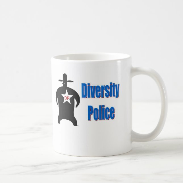 Caneca De Café A polícia da diversidade (Direita)