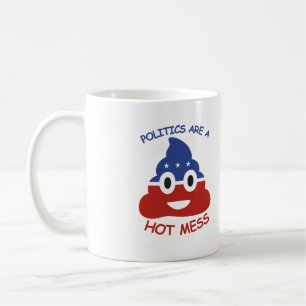 Caneca De Café A política é uma Bagunça Total 2016 -