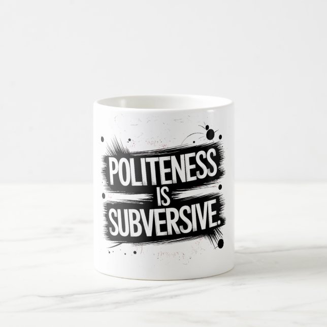 Caneca De Café A Politura É Subversiva (Centro)