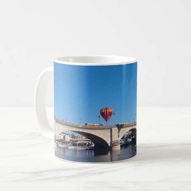Caneca De Café A Ponte de Londres, Lago Havasu, Az. (Frente Esquerda)