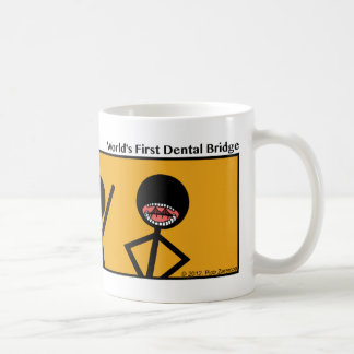 Caneca De Café A ponte dentária de 1rua do Mundo Engraçado Stickm