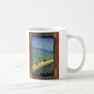 Caneca De Café A ponte na chuva (após Hiroshige) Van Gogh