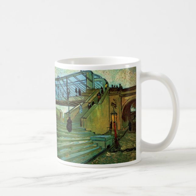 Caneca De Café A Ponte Trinquetaille por Vincent van Gogh (Direita)