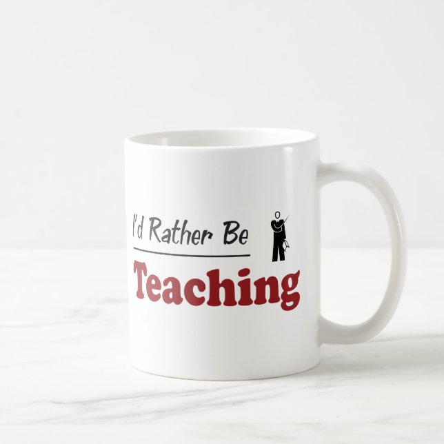 Caneca De Café A preferencialmente esteja ensinando (Direita)