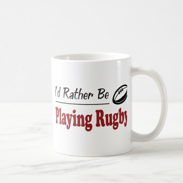 Caneca De Café A preferencialmente esteja jogando o rugby (Direita)