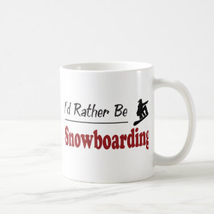 Caneca De Café A preferencialmente seja snowboarding