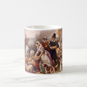 Caneca De Café A primeira acção de graças
