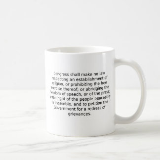 Caneca De Café A Primeira Emenda