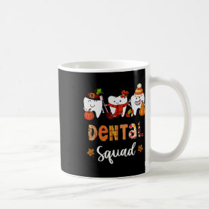 Caneca De Café A Queda Da Pumpkin Na Esquadra Dental Deixa Dentis