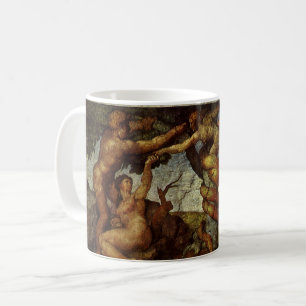 Caneca De Café A Queda e Expulsão de Michelangelo, Jardim do Éden