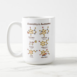 Caneca De Café A Química é Incrível Dia de Química de Ciência D
