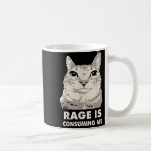 Caneca De Café A Rage Está A Consumir-Me Um Gato Irritado, Sarcas
