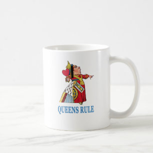 Caneca De Café A rainha do coração declara, do "regra Queens! "