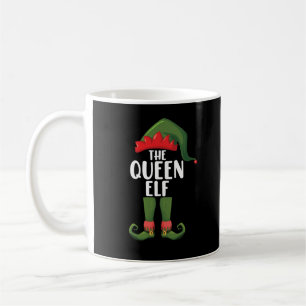 Caneca De Café A Rainha Elfa Correspondente Família Natal Mulhere