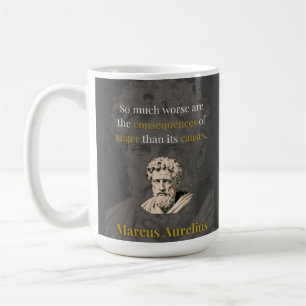 Caneca De Café A Raiva Te Magoa Mais: Marco Aurélio sobre Restriç
