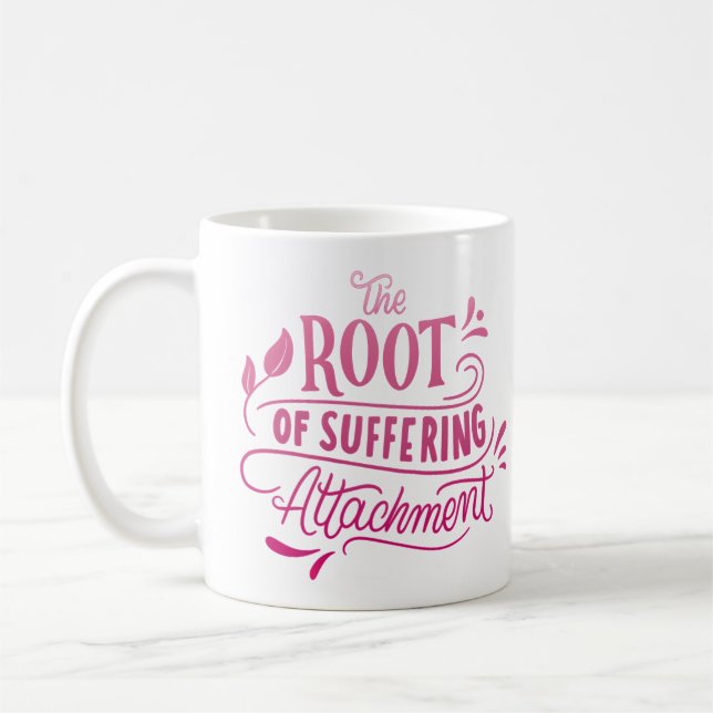 Caneca De Café a raiz do anexo do anel de suffe (Esquerda)