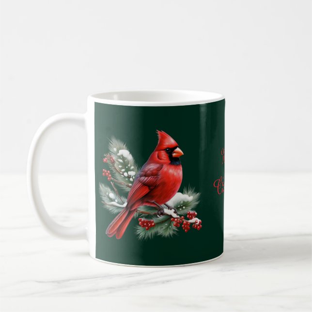 Caneca De Café A Red Cardinal (Esquerda)