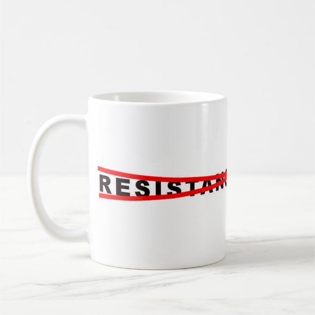 Caneca De Café A resistência não é inútil. (Esquerda)