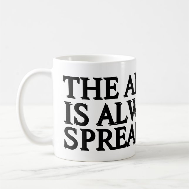 Caneca De Café A resposta é sempre uma planilha (Esquerda)