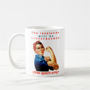 caneca de café "A REVOLUÇÃO..."