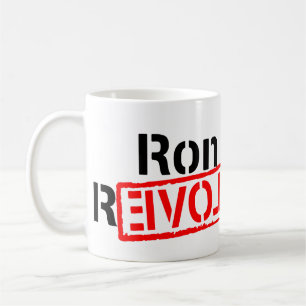 Caneca De Café A revolução de Ron Paul continua