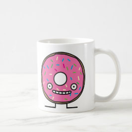 Caneca De Café A rosquinha louca com polvilha o desser