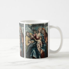 Caneca De Café A Sagrada Família com Maria Madalena por El Greco