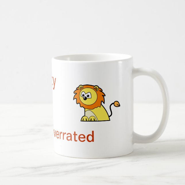 Caneca De Café A sanidade é avaliada em excesso (Direita)