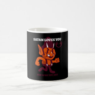 Caneca De Café A satã ama você pelo que você é