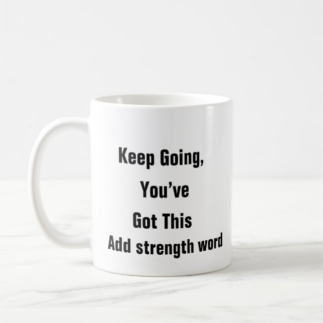 Caneca De Café A Saúde Mental Continua, Você Tem Essa Motivação (Esquerda)