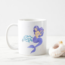 A sereia e o peixe da escola Coffee Mug