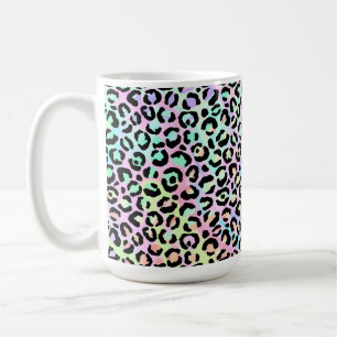 Caneca De Café A Série Leopardo Iridescente Design 5