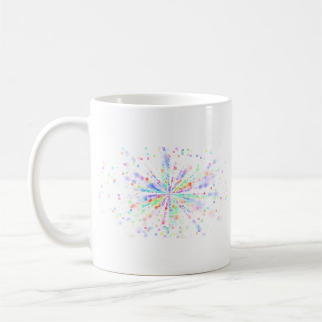 Caneca De Café  A Simple Elegant Floral Vine Pattern (Esquerda)