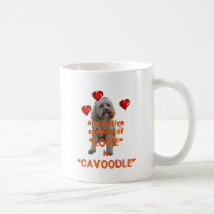 Caneca De Café a soletração alternativa do AMOR é CAVOODLE