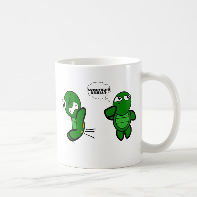 Caneca De Café A tartaruga Fart (Direita)
