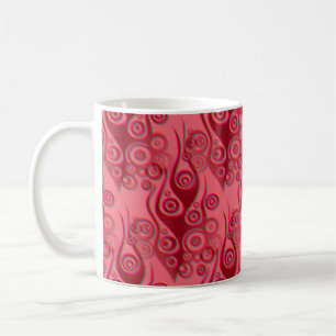 Caneca De Café A tatuagem chama o padrão dos círculos + o seu bac