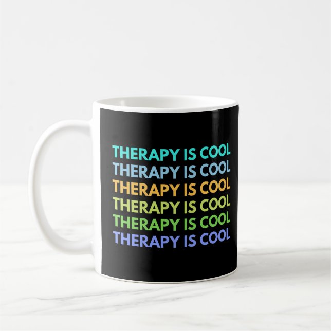 Caneca De Café A Terapêutica É Legal (Esquerda)