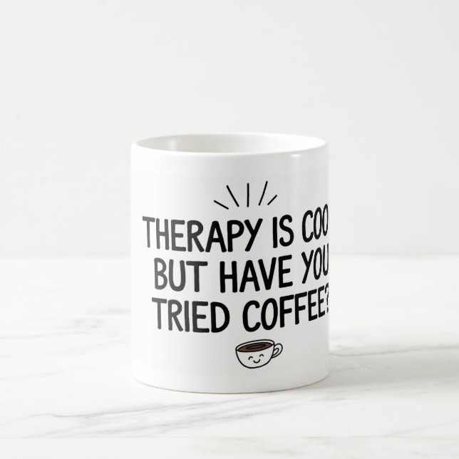 Caneca De Café A terapia é legal (Centro)
