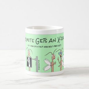 Caneca De Café A térmita obtem um raio X