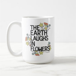 Caneca De Café A Terra Ri em Flores