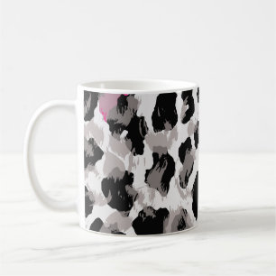 Caneca De Café A textura animal, do leopardo, abstrato, áfrica,