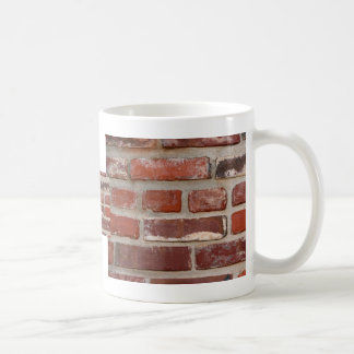 Caneca De Café A textura do tijolo da parede de tijolo