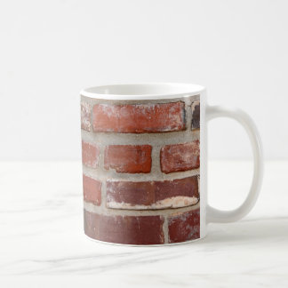 Caneca De Café A textura do tijolo da parede de tijolo